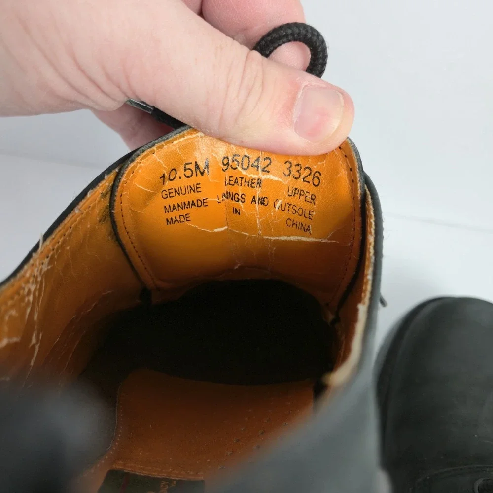 Timberland Shoes 95042 Black Nubuck‎ Waterproof Leather Oxford Men's 10.5 M READ
